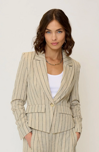 Rose dickey blazer - khaki