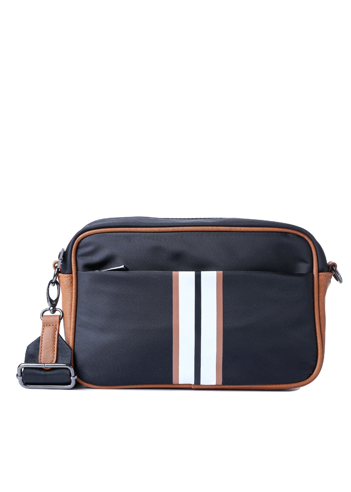 Noa nylon crossbody - urban (black)