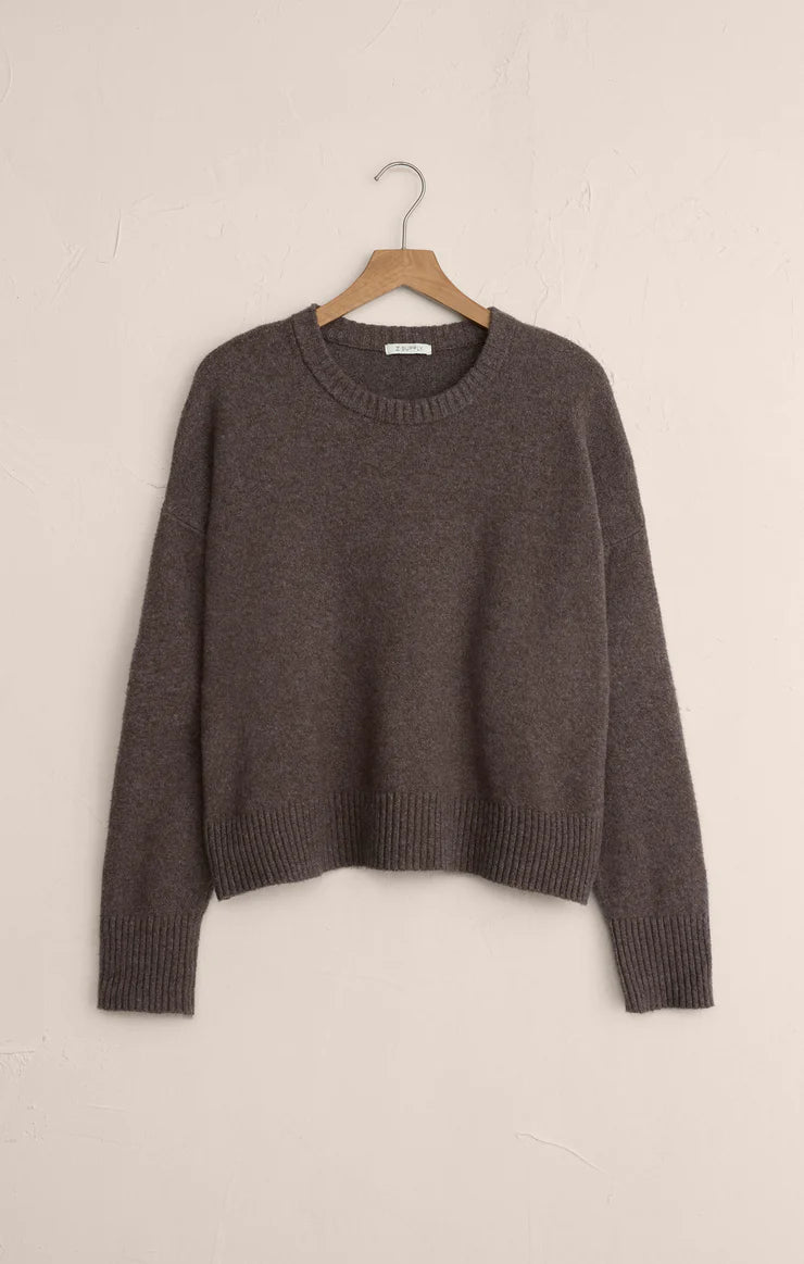 Cirrus cozy sweater - burnt ash heather