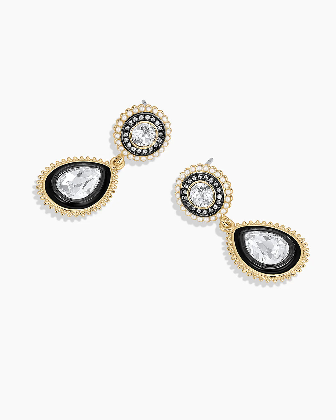 Vintage drop earrings - gold