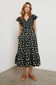Clementine dress - dark amaryllis
