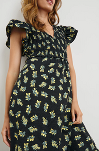Clementine dress - dark amaryllis