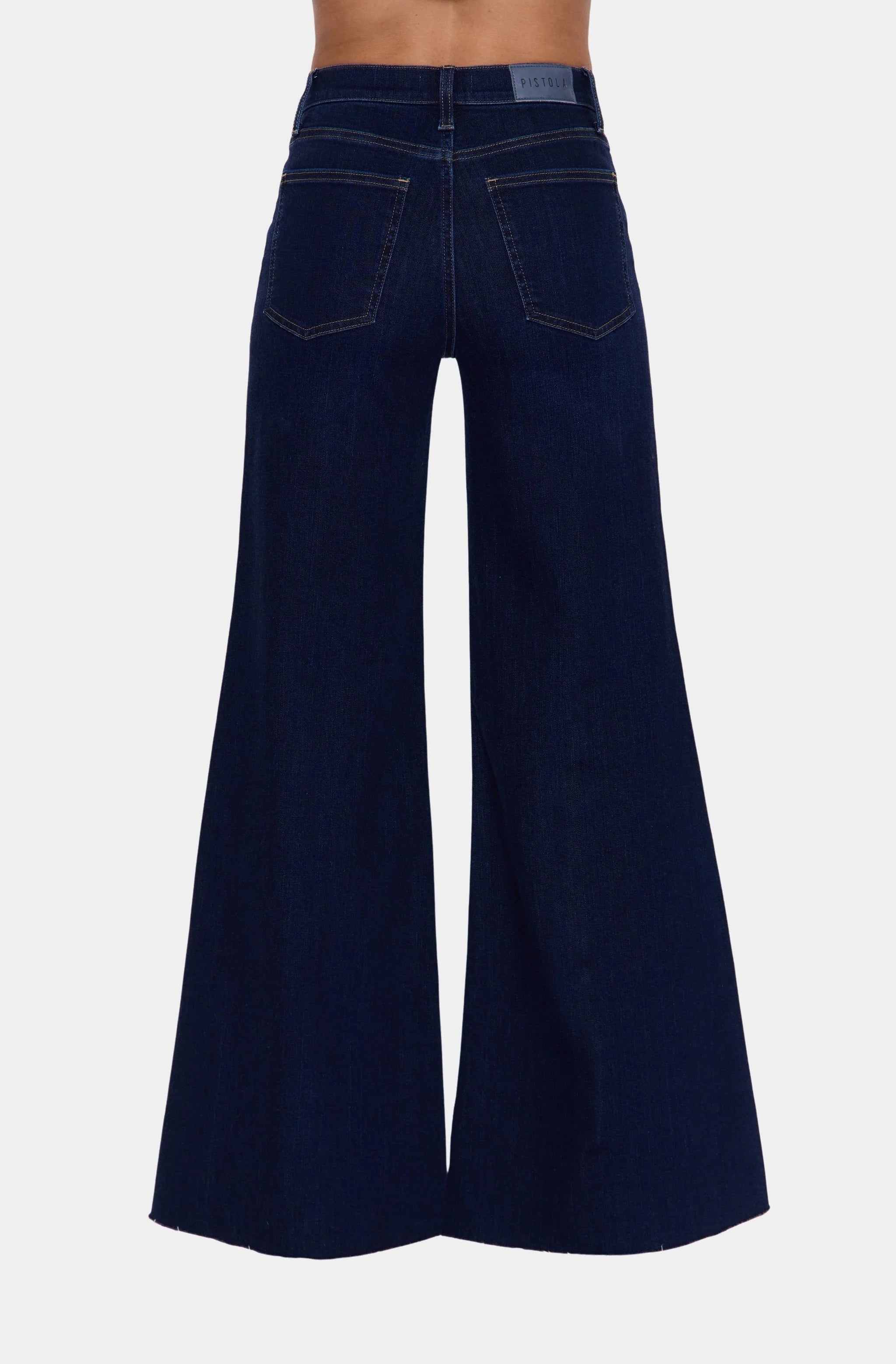 Izzy mid-rise wide leg jeans - tristesse