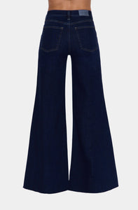 Izzy mid-rise wide leg jeans - tristesse