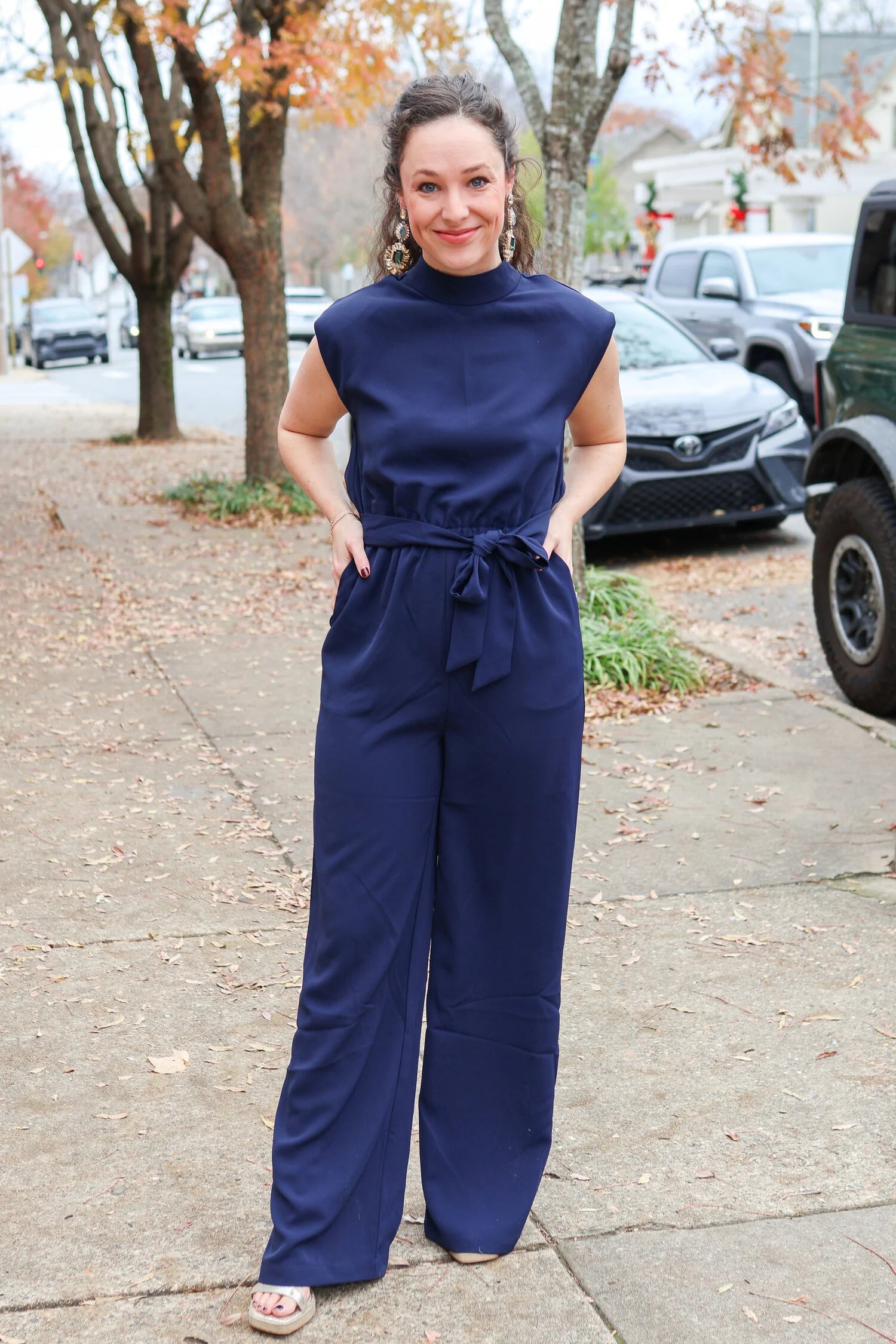 Silvette jumpsuit - maritime blue