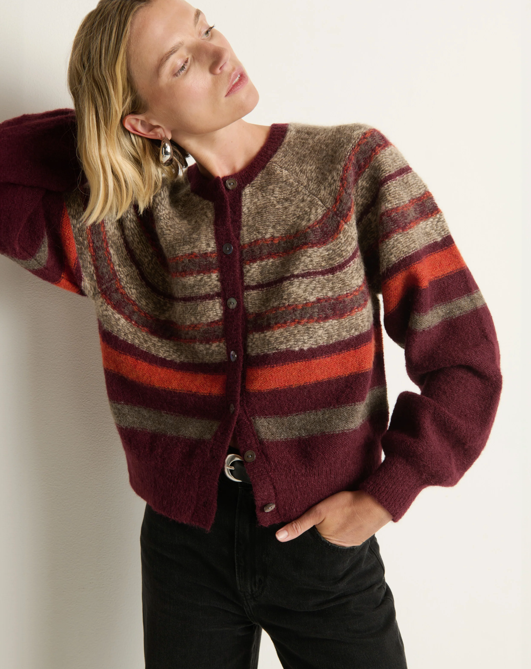 Lulu cardigan - mazama fair isle