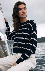 Estero striped sweater - eclipse