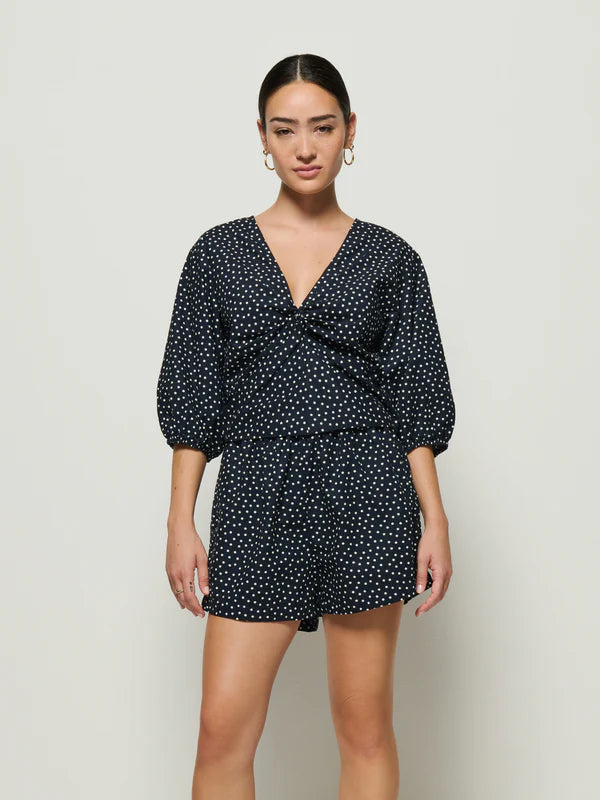 Celeste blouse - cabana polka dot