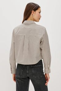 Ramy shirt - noir stripe