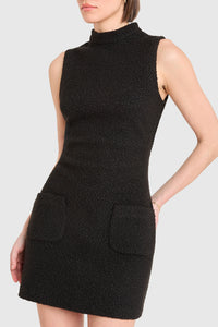 Como dress - black