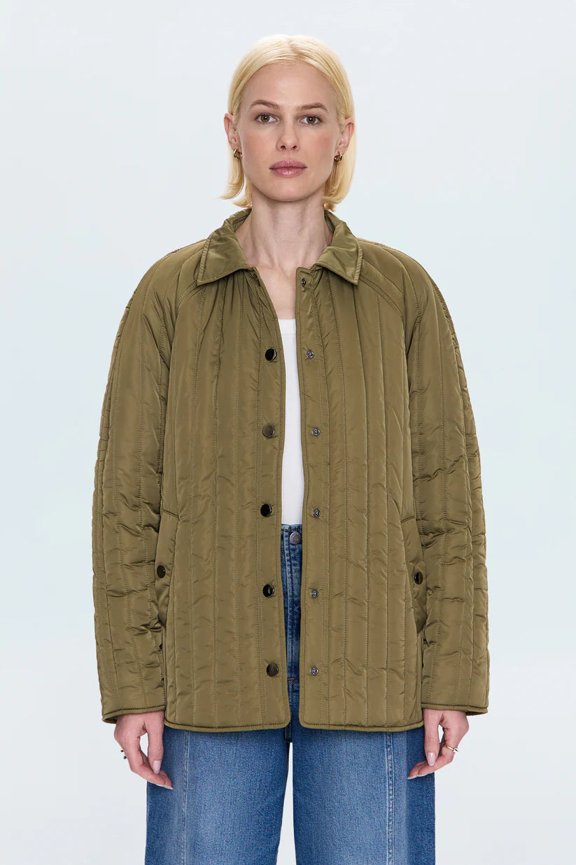 Sawyer quilted barn jacket - olive