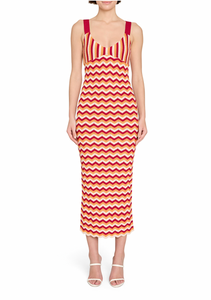 Daiquiri dress - magenta multi