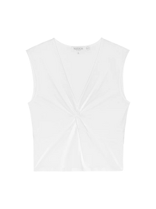 Shelley sleeveless top - white
