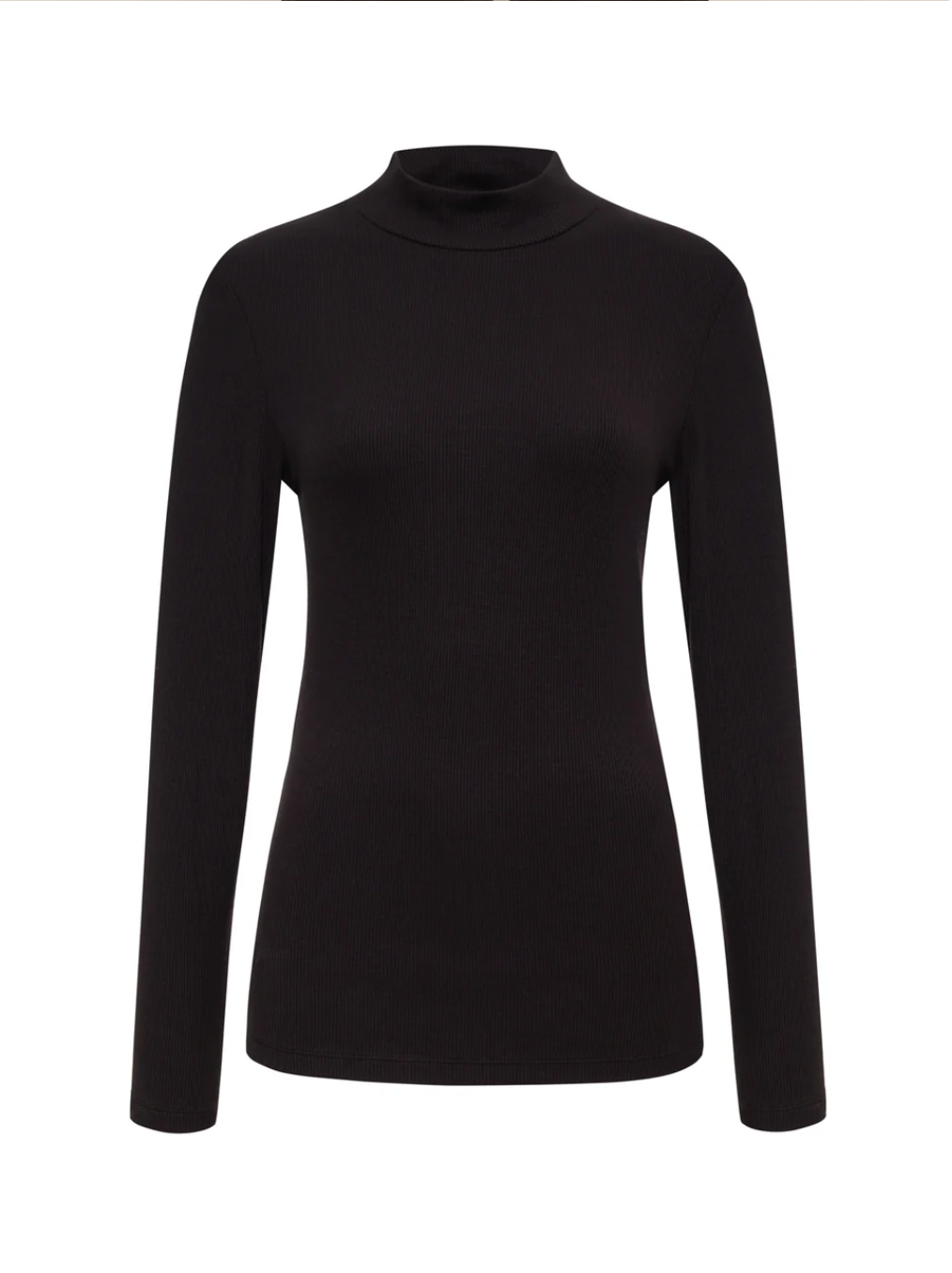 Long sleeve mock essential top - semi sweet