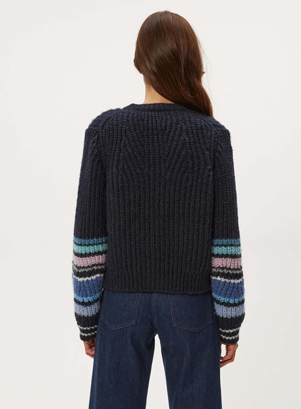 Lumi striped cardigan - nocturnal combo
