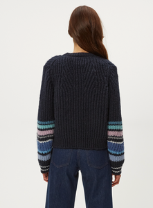 Lumi striped cardigan - nocturnal combo