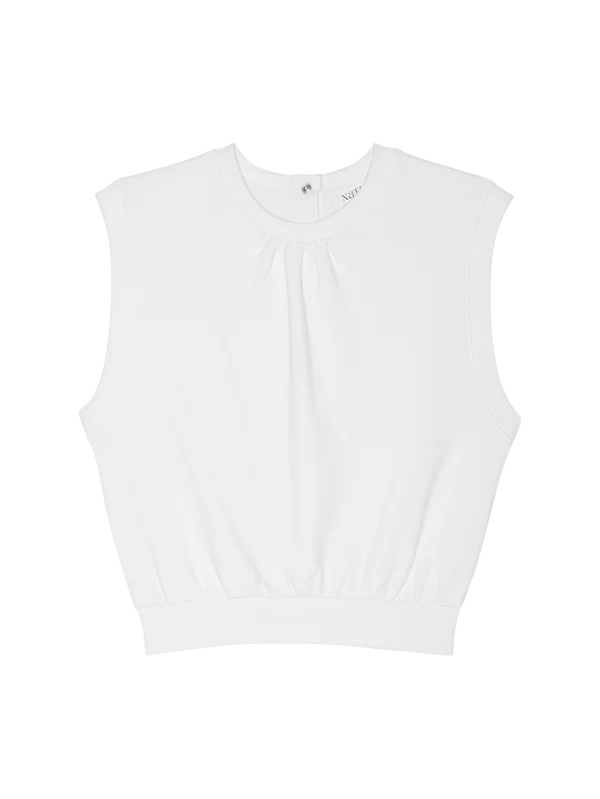 Billie tank sweatshirt - porcelain