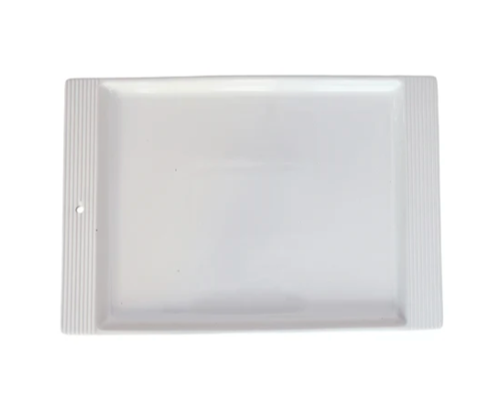 Rectangle platter