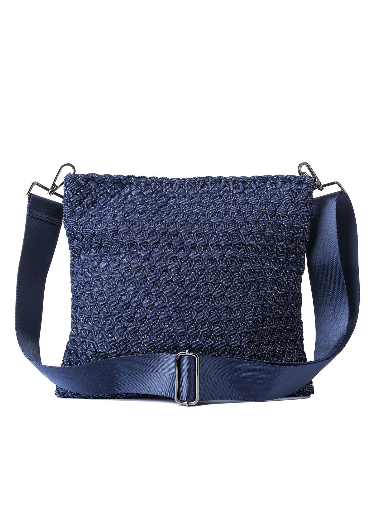 Val convertible woven crossbody - indigo