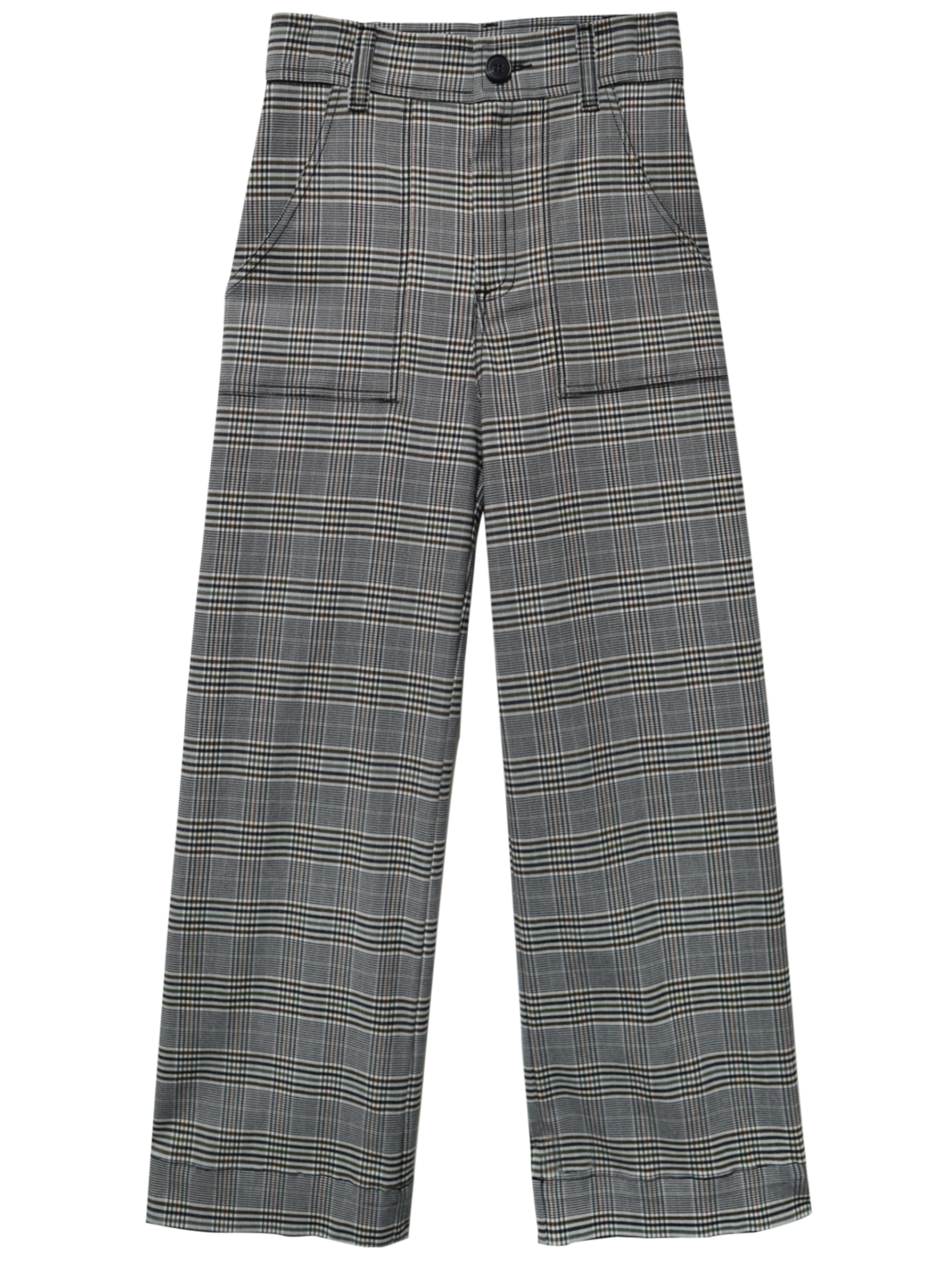 Rylee crop pants - plaid
