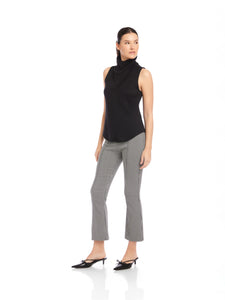 Abbey Turtleneck Tank - black