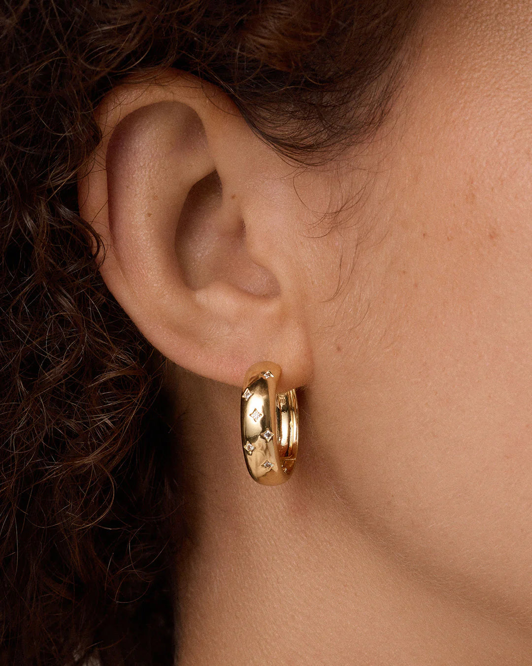 Celeste hoops - gold