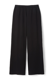 Nora french terry easy pull on pant - true black