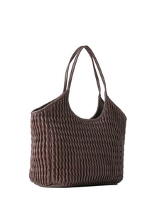 Isla tote - chocolate brown leather