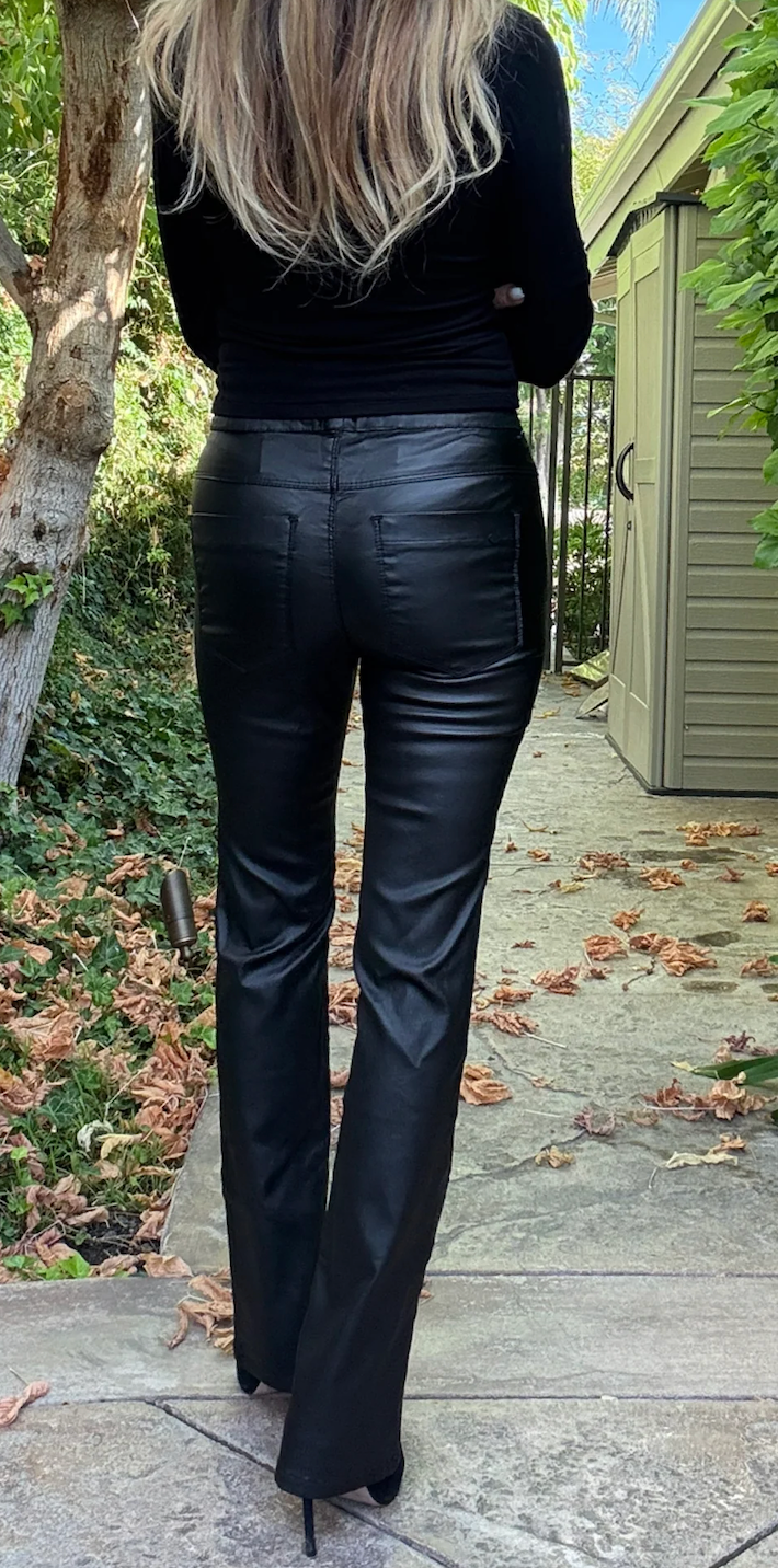 Loren wide leg - black vegan