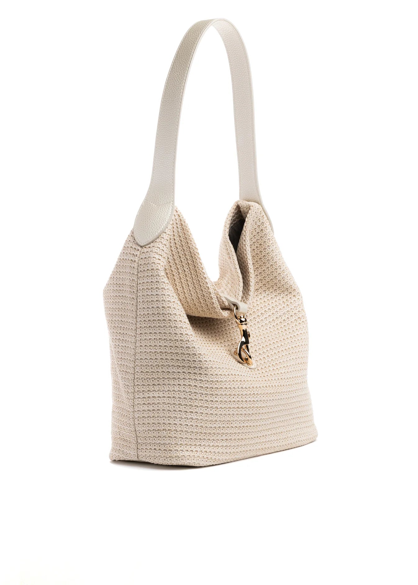 Sandy shoulder bag - beige raffia