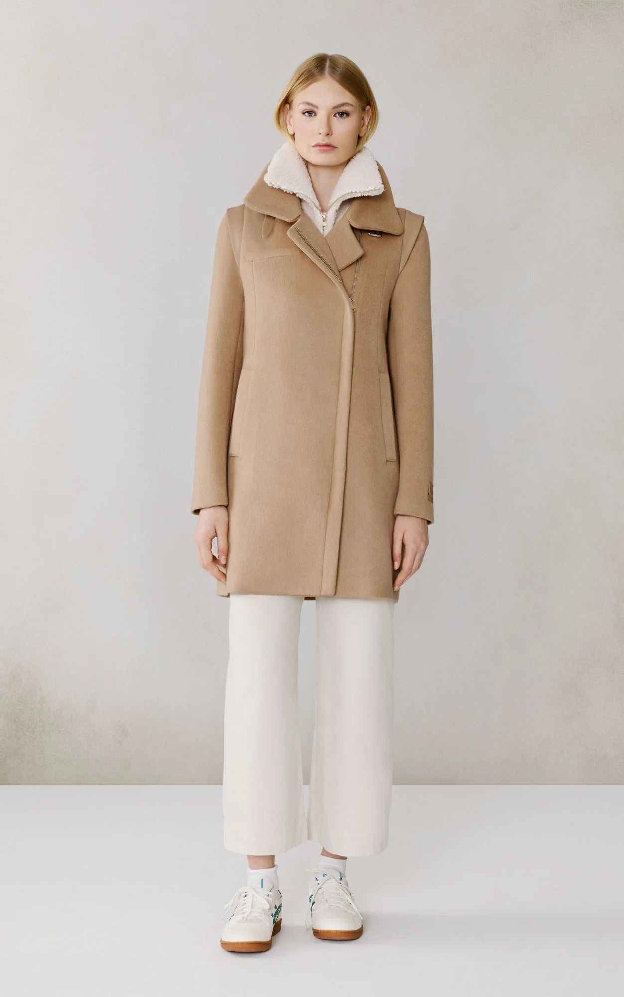 Kiana wool coat - teak
