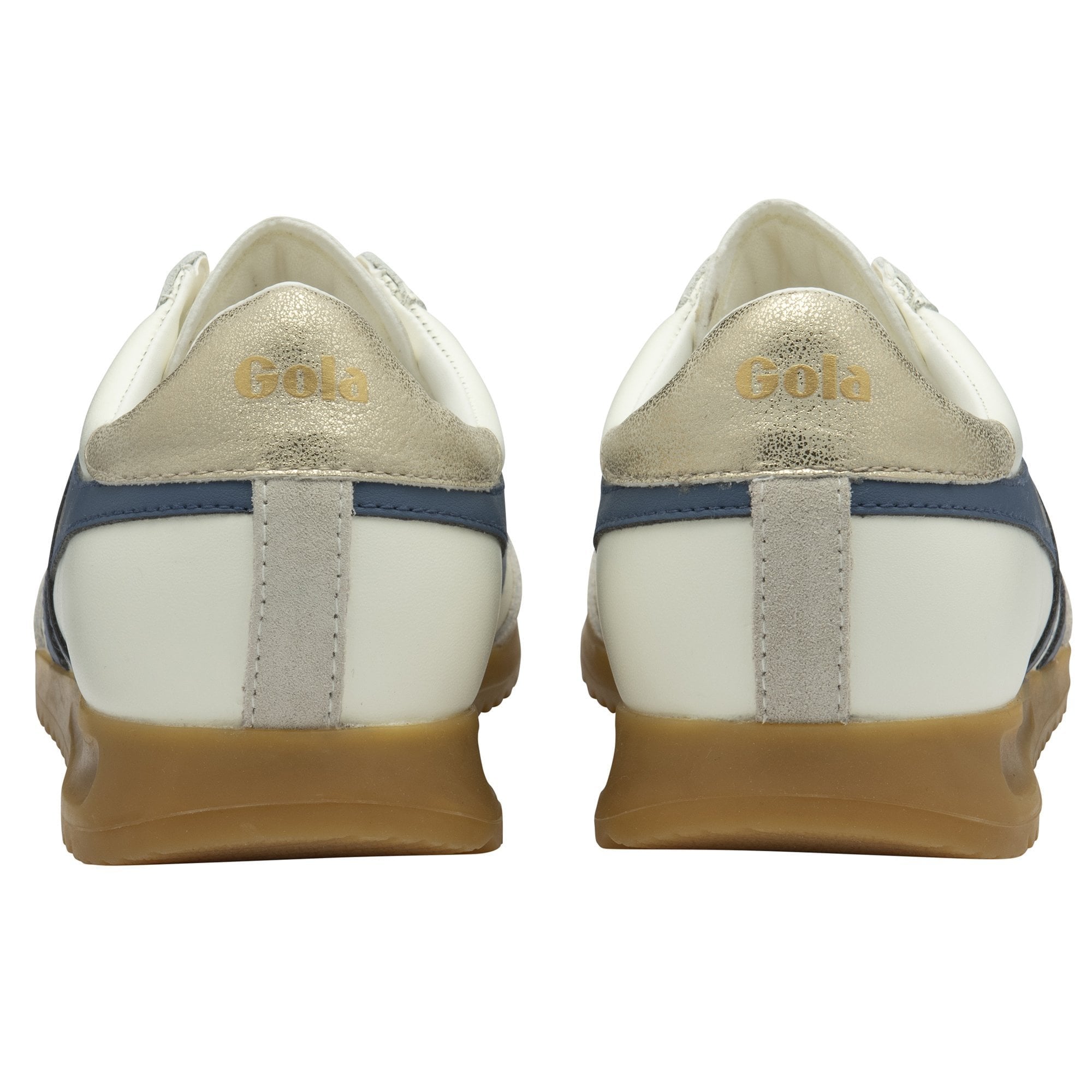 Torpedo leather sneakers - off white / moonlight / gold