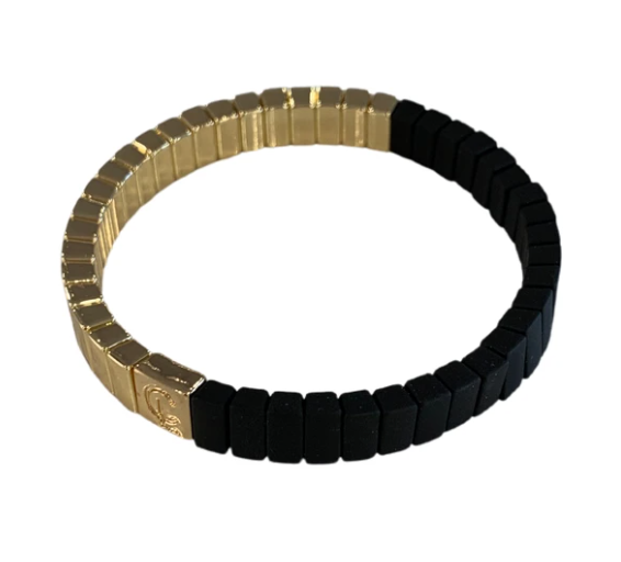 Duo bracelet - black matte