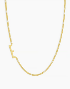 Wilder alphabet necklace - E