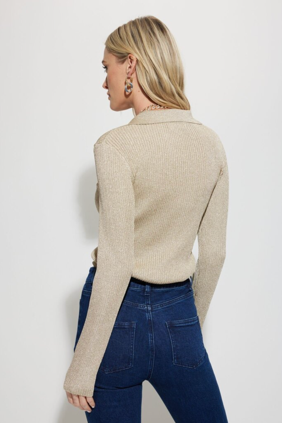Wyatt top - pale gold