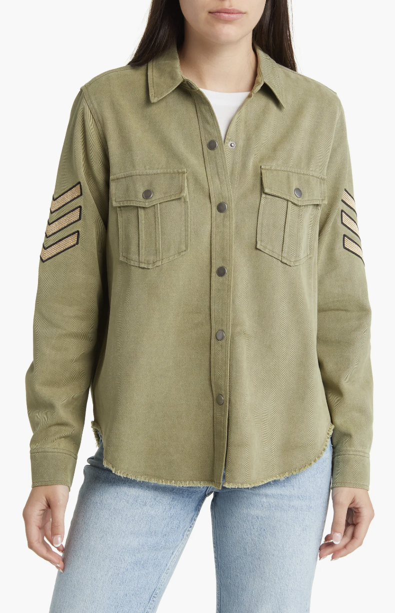 Loren shirt jacket - canteen