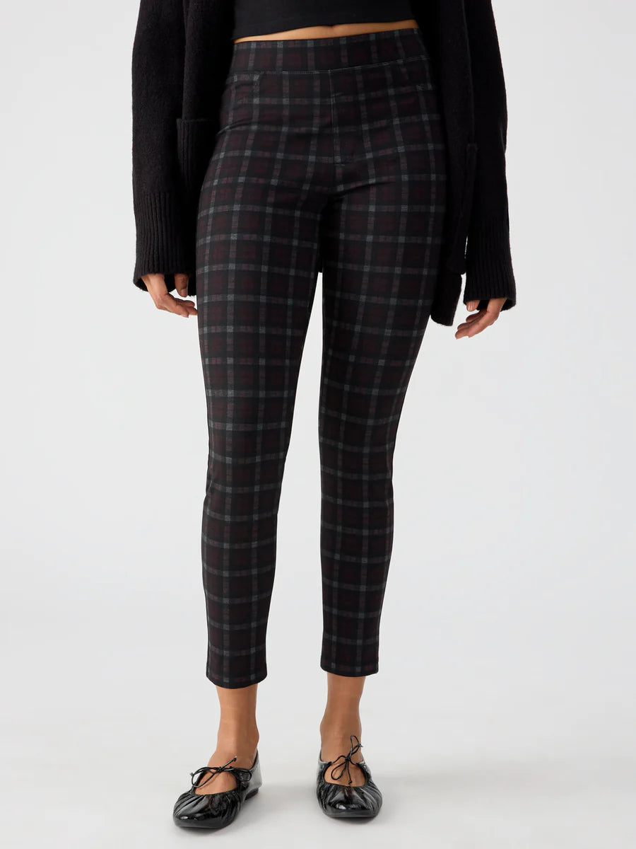 Runway legging - sugar plum plaid