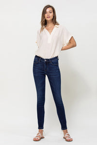 V2423D - high rise skinny - dark wash