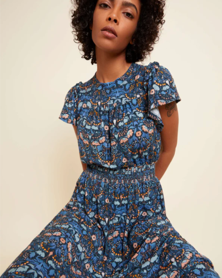 Delia dress - night bloom