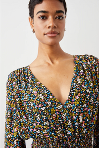 Delaney dress - dark ditsy floral