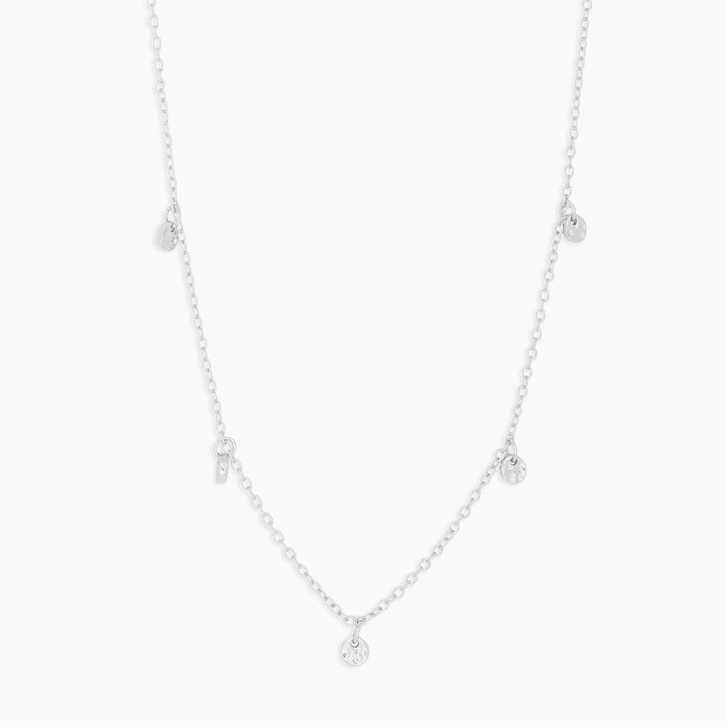 5 disc choker - silver
