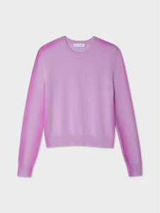 Cashmere spray paint crewneck - purple spray