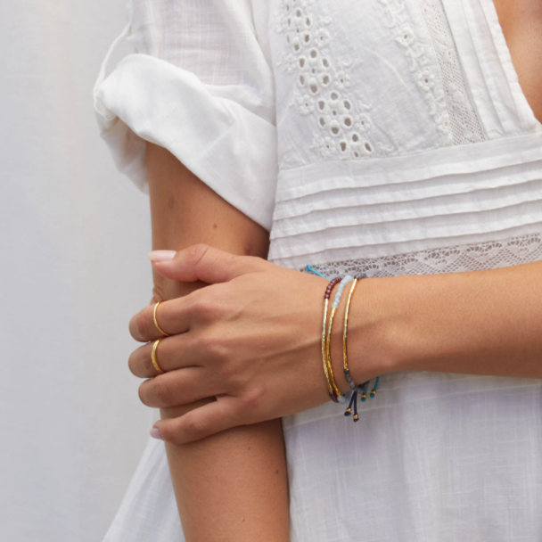 Power gemstone bracelet - iolite