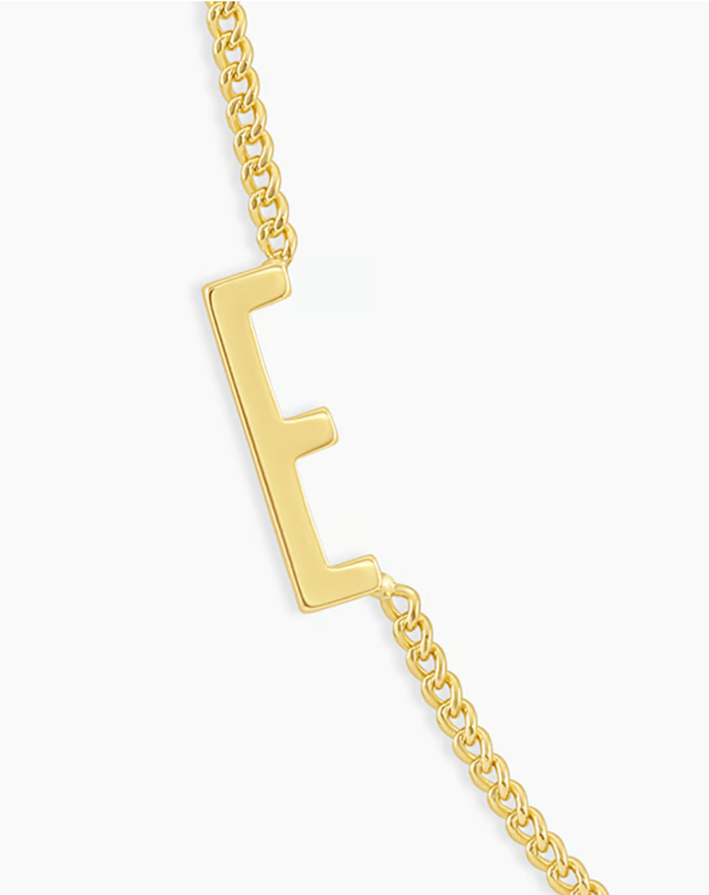 Wilder alphabet necklace - E