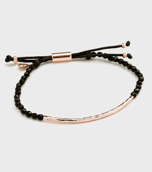 Power gemstone bracelet - black onyx