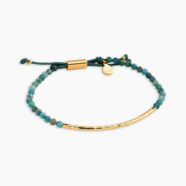 Power gemstone bracelet - apatite