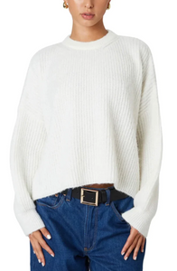 Colette sweater - whisper white