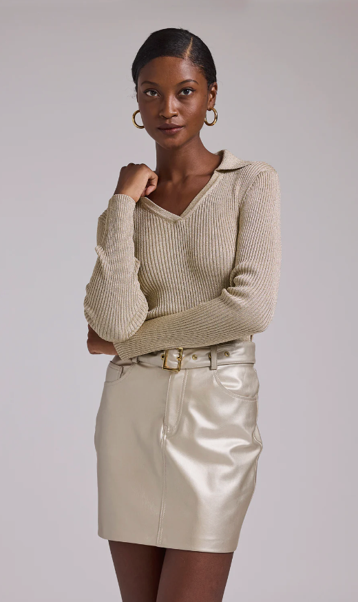 Wyatt top - pale gold
