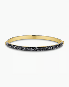 Paseo marble cuff - black marble