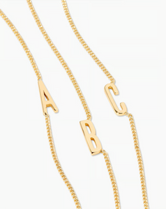 Wilder alphabet necklace - C
